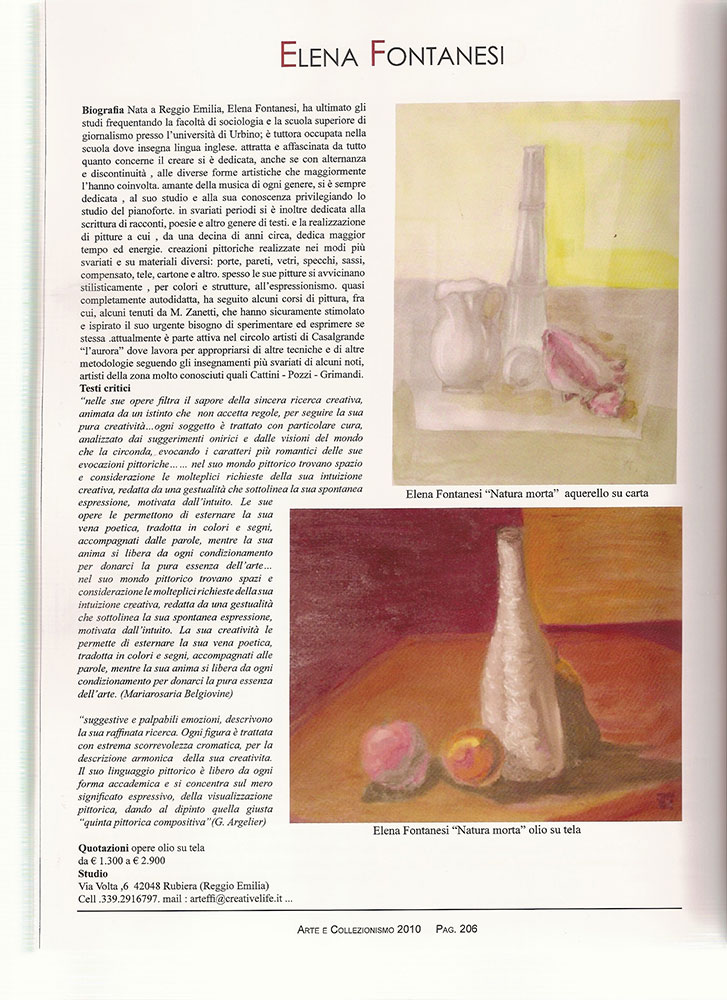 Annuario d'Arte moderna e contemporanea - 2010 - Effeci Edizioni d'Arte